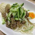 mcapちゅん's cooksnap of when they made ジャージャー麺風～肉味噌うどん～.