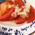 マンジュラ's cooksnap of when they made 新玉ねぎで食べる冷やしトマト.