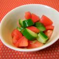 nekoland's cooksnap of when they made トマトきゅうり.