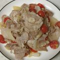 るいねこすき's cooksnap of when they made 鶏肉とミニトマトのガーリック炒め.