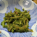 雅ﾏﾏ's cooksnap of when they made サッと一品☆ゴーヤーと梅干しの和え物.