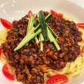 もちゅこ's cooksnap of when they made 子供も大好き、辛くないジャージャー麺.