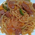 vivian1225's cooksnap of when they made レンチンパスタ②ナポリタン(身内専用).