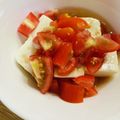 ariyuch's cooksnap of when they made トマトと葱の美味しい冷奴.