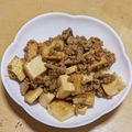 ラリー＆サラ's cooksnap of when they made お子様も食べやすい♪︎厚揚げと挽肉の煮物.
