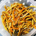 toshi♫'s cooksnap of when they made いつかあなたと 私の本気なきんぴらごぼう.
