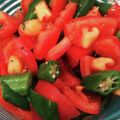 yumihuar's cooksnap of when they made ピーマンとトマトのビタミンサラダ.