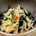 食いしん坊あー's cooksnap of when they made ☆もやし･わかめ･カニかまぼこの酢の物☆.