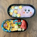 nicomilla's cooksnap of when they made 超簡単キャラ弁　星のカービィ☆.