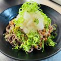 azbjbn's cooksnap of when they made おろし納豆ぶっかけ蕎麦.