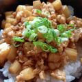 TYSK's cooksnap of when they made 長芋シャリシャリ　豚ひき肉のそぼろ丼.