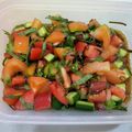 マーコりんりん's cooksnap of when they made トマトときゅうりの中華和え.