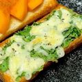 食いしん坊あー's cooksnap of when they made セロリの葉×チーズトースト.