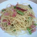 ぴょし's cooksnap of when they made アスパラとベーコンのペペロンチーノ.