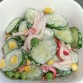 すずなまり's cooksnap of when they made きゅうりとコーンとかにかまのデリサラダ.