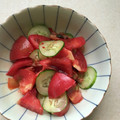 Ruriluru's cooksnap of when they made 簡単トマトとキムチのサラダ.