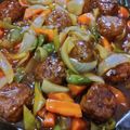 MUJIRUSI☆'s cooksnap of when they made 肉団子の酢豚風.