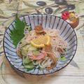 みかかめ's cooksnap of when they made うちの味☆メンマと春雨で♪白い春雨サラダ.