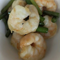ひぃちゃんひー's cooksnap of when they made 海老とにんにくの芽の中華炒め♪.