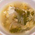 お塩と砂糖's cooksnap of when they made ビタミンＣたっぷり！ゴーヤの美肌スープ.