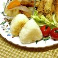 にきけん's cooksnap of when they made フライパンで！ごま油香る　塩焼きおにぎり.