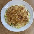 obankoban's cooksnap of when they made レンジDEふんわり豆腐お好み.