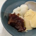 ノエル・ギャラガー's cooksnap of when they made 白玉あずき☆バニラアイス添え.