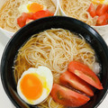 ♪ひつじ's cooksnap of when they made ☆絶品ラーメンスープの冷やしそうめん☆.