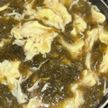 crystaI's cooksnap of when they made 簡単♬ふんわり玉子とあおさ海苔のスープ❤.