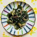 チェックのミニくま's cooksnap of when they made ミョウガ　ワカメの酢の物.