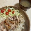 papikun's cooksnap of when they made 炊飯器でシンガポールチキンライス！.