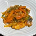 クックC7NZV5☆'s cooksnap of when they made ☼焼きサバと野菜の甘酢炒め.