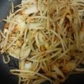 ばぁんすあん's cooksnap of when they made もやし＋ちくわ×具入りラー油＋塩昆布.