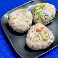 ルぴあ's cooksnap of when they made おにぎり　ゆかりと紫蘇と鰹節.