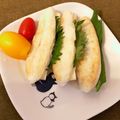 caruga's cooksnap of when they made お弁当に★笹かまの大葉チーズサンド.