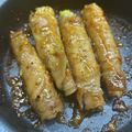 雪だるまっ子's cooksnap of when they made 肉巻きオクラのマヨポン炒め.