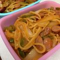 ゆりはるみ♡'s cooksnap of when they made お弁当用に☆簡単＆しっかり味のナポリタン.