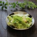 まろんかふぇ's cooksnap of when they made レンジで簡単！HOTレタスのオイスター！.