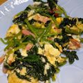 クックJOEさん's cooksnap of when they made ホウレン草と卵でマヨバター炒め♡.
