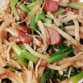 nanaきち's cooksnap of when they made ウィンナーと小松菜の✿和風❀焼きうどん✿.