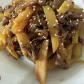 K0A9O0R8U♪'s cooksnap of when they made 簡単♪じゃが芋と牛肉のきんぴら.