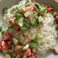見習いMa's cooksnap of when they made 夏野菜とツナのやみつきそうめん.