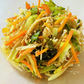 azbjbn's cooksnap of when they made レンジで♬きゃべつとえのきのナムル.