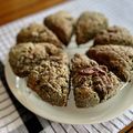 マルんちの丸顔's cooksnap of when they made HMで❁黒ごまとホワイトチョコのスコーン.