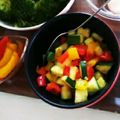 mamaRD's cooksnap of when they made お弁当にも☆カラフル野菜のコロコロソテー.