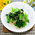mamaRD's cooksnap of when they made 小松菜ともやしのナムル♡.