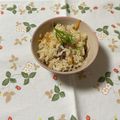 yesmama's cooksnap of when they made 香りが最高＊新生姜と牛肉の炊き込みご飯.