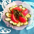 クレイプメートル's cooksnap of when they made トマトのサラダ☆青じそがけ.