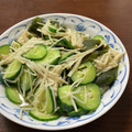 なつっこりー's cooksnap of when they made えのきとワカメの酢の物.