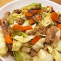 ママメイン！時々子供's cooksnap of when they made ☆春きゃべつと豚肉の香味ペースト炒め☆.